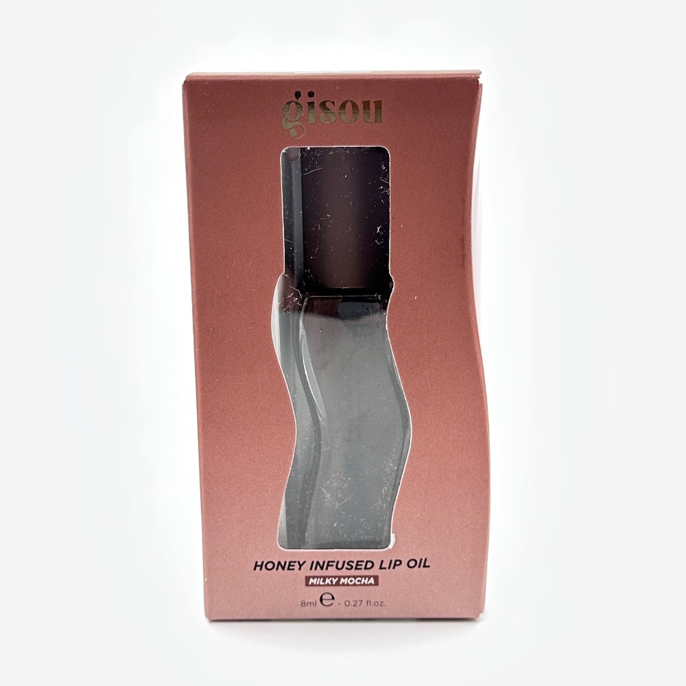 🆕 GISOU - Honey Infused Hydrating Lip Oil in Milky Mocha (Full Size) - Picture 3 of 4